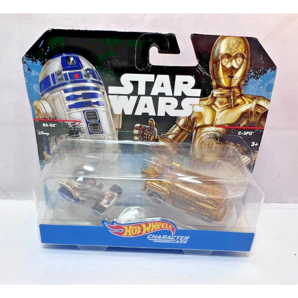 2014 Hot Wheels Star Wars Double Pack ( C-3P0” & “R2D2” ) Collectibles - Sealed - Picture 1 of 5